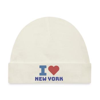I LOVE NEW YORK - Baby Premium Organic Mütze - Naturweiß - Vorne