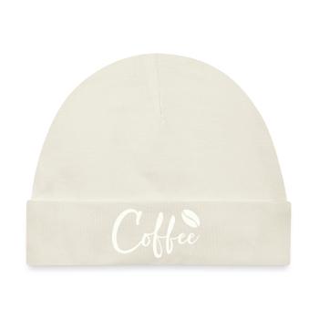 Coffee - Baby Premium Organic Mütze - Naturweiß - Vorne