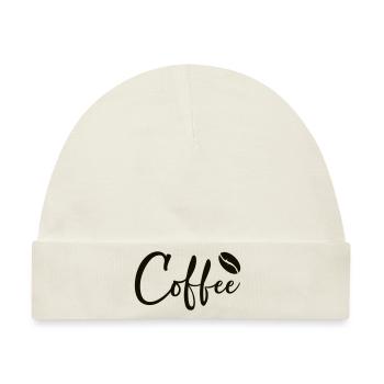 Coffee - Baby Premium Organic Mütze - Naturweiß - Vorne