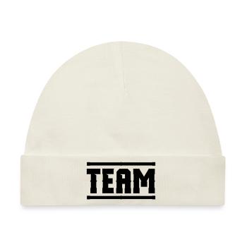team - Baby Premium Organic Mütze - Naturweiß - Vorne
