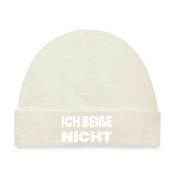 Party - Baby Premium Organic Mütze - Naturweiß - Vorne