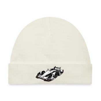 Motorsport Formel Design - Baby Premium Organic Mütze - Naturweiß - Vorne