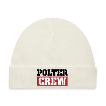 Polter Crew - Baby Premium Organic Mütze - Naturweiß - Vorne