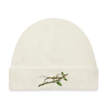 Indische Stabschrecke Carausius morosus - Baby Premium Organic Mütze - Naturweiß - Vorne
