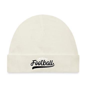 American Football - Baby Premium Organic Mütze - Naturweiß - Vorne