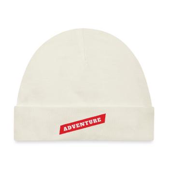 Adventure - Baby Premium Organic Mütze - Naturweiß - Vorne