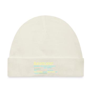 Balancist #1Neu 7 - Baby Premium Organic Mütze - Naturweiß - Vorne