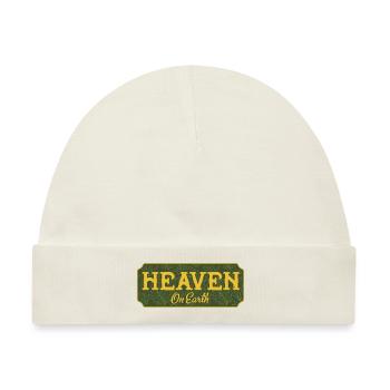 Heaven on earth - Baby Premium Organic Mütze - Naturweiß - Vorne