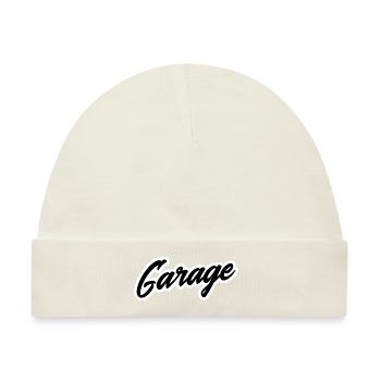 Garage - Baby Premium Organic Mütze - Naturweiß - Vorne
