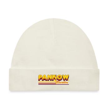 cooles Pankow Berliner Stadtteil Design - Baby Premium Organic Mütze - Naturweiß - Vorne