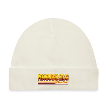 cooles Kreuzberg Berliner Stadtteil Design - Baby Premium Organic Mütze - Naturweiß - Vorne