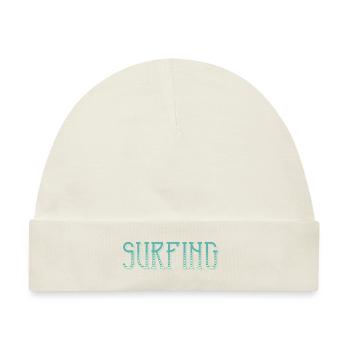 Surfing - Baby Premium Organic Mütze - Naturweiß - Vorne