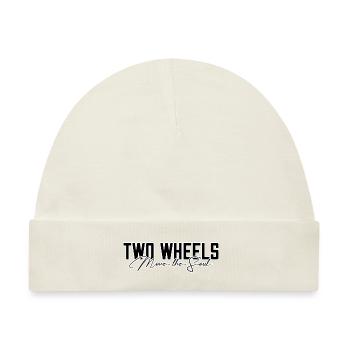 Two wheels move the soul - Baby Premium Organic Mütze - Naturweiß - Vorne