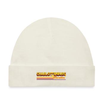 cooles Charlottenburg Berliner Stadtteil Design - Baby Premium Organic Mütze - Naturweiß - Vorne