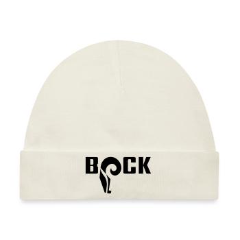 bock - Baby Premium Organic Mütze - Naturweiß - Vorne