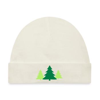 Christbaum, Gruppe - Baby Premium Organic Mütze - Naturweiß - Vorne