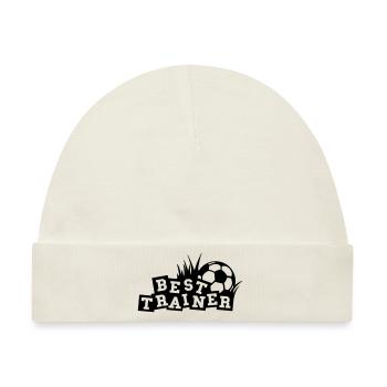 Best Trainer - Baby Premium Organic Mütze - Naturweiß - Vorne