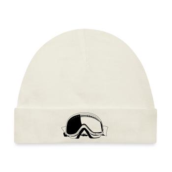 Skibrille - Baby Premium Organic Mütze - Naturweiß - Vorne