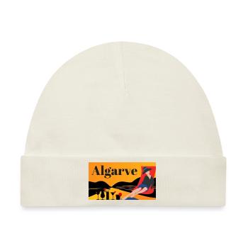 Algarve - Portugal - Baby Premium Organic Mütze - Naturweiß - Vorne