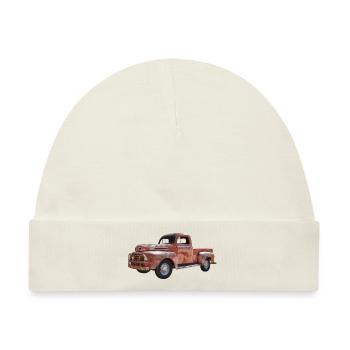Pick Up Oldtimer - Baby Premium Organic Mütze - Naturweiß - Vorne