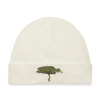 forest woods woodland wald tree baumstamm113 - Baby Premium Organic Mütze - Naturweiß - Vorne