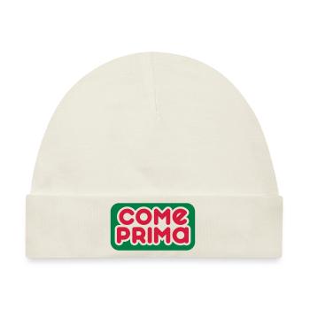Come Prima - Anpassbare - Baby Premium Organic Mütze - Naturweiß - Vorne