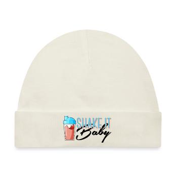 Shake it Baby - Baby Premium Organic Mütze - Naturweiß - Vorne