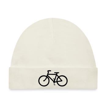 Fahrrad - Baby Premium Organic Mütze - Naturweiß - Vorne