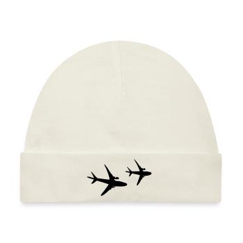 Flugschirm - Baby Premium Organic Mütze - Naturweiß - Vorne