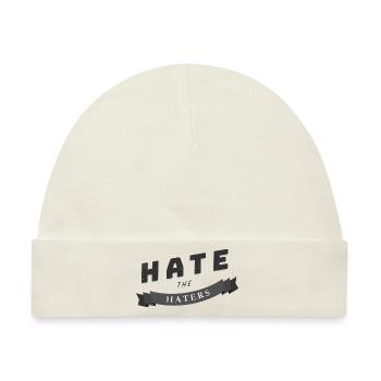 hate the haters Spruch Geschenk - Baby Premium Organic Mütze - Naturweiß - Vorne