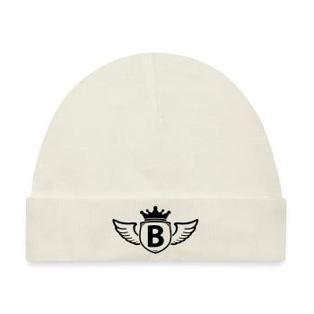 b - Baby Premium Organic Mütze - Naturweiß - Vorne