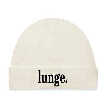 lunge. - Baby Premium Organic Mütze - Naturweiß - Vorne