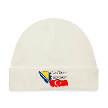 Bosnia & Turkey - Baby Premium Organic Mütze - Naturweiß - Vorne