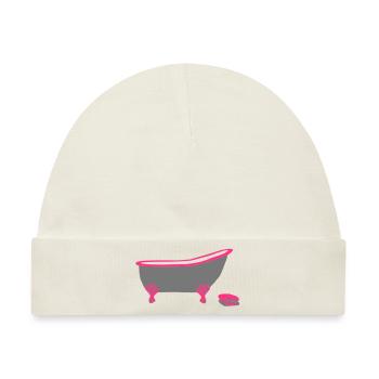 Badewanne - Baby Premium Organic Mütze - Naturweiß - Vorne
