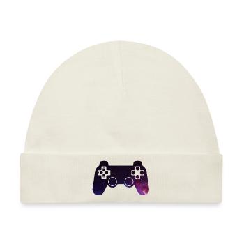 Controller Galaxy - Baby Premium Organic Mütze - Naturweiß - Vorne