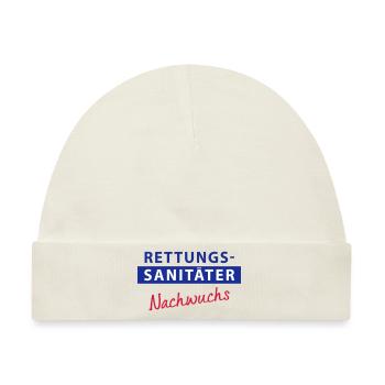 Rettungssanitäter Nachwuchs - Baby Premium Organic Mütze - Naturweiß - Vorne