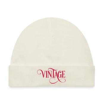 vintage - Baby Premium Organic Mütze - Naturweiß - Vorne
