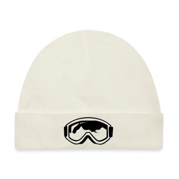 skibrille - Baby Premium Organic Mütze - Naturweiß - Vorne