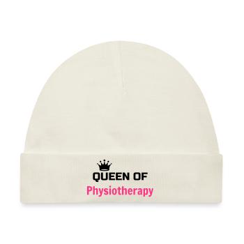Krankengymnast / Krankengymnastin / Physio / - Baby Premium Organic Mütze - Naturweiß - Vorne