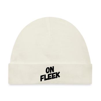 On fleek - Baby Premium Organic Mütze - Naturweiß - Vorne