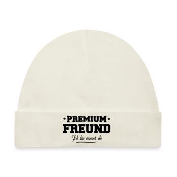 freund premium - Baby Premium Organic Mütze - Naturweiß - Vorne