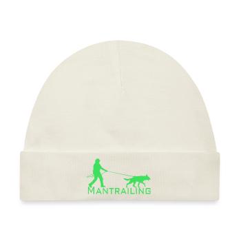 Mantrailing - Baby Premium Organic Mütze - Naturweiß - Vorne