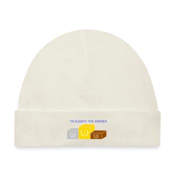 Gewinner - Baby Premium Organic Mütze - Naturweiß - Vorne