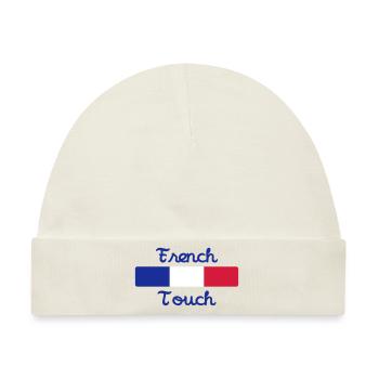 French Touch / Frankreich - Baby Premium Organic Mütze - Naturweiß - Vorne