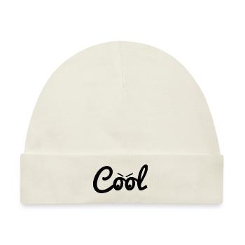 cool Cool - Baby Premium Organic Mütze - Naturweiß - Vorne