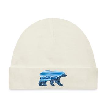 Saisonale Tiere - Winter Edition - Baby Premium Organic Mütze - Naturweiß - Vorne