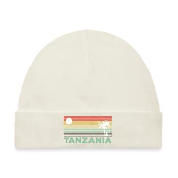 Tansania Tansania Geschenk für Tansanier Tansania - Baby Premium Organic Mütze - Naturweiß - Vorne