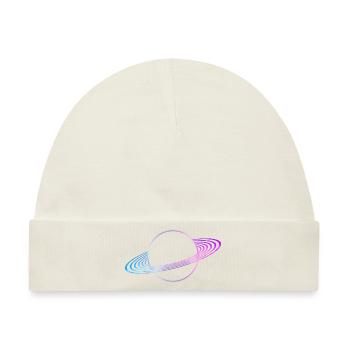 Ringe von Saturn - Baby Premium Organic Mütze - Naturweiß - Vorne