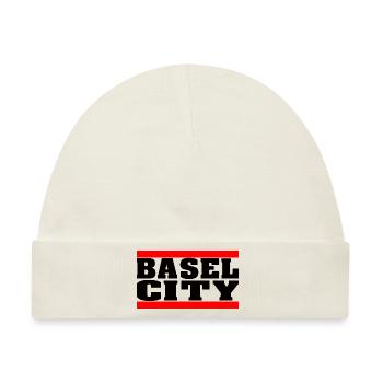 BASEL CITY - Baby Premium Organic Mütze - Naturweiß - Vorne