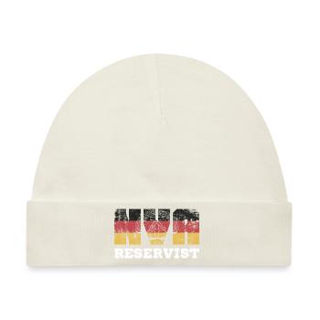 NVA reservist DDR Ostdeutschland Geschenk Ossi - Baby Premium Organic Mütze - Naturweiß - Vorne